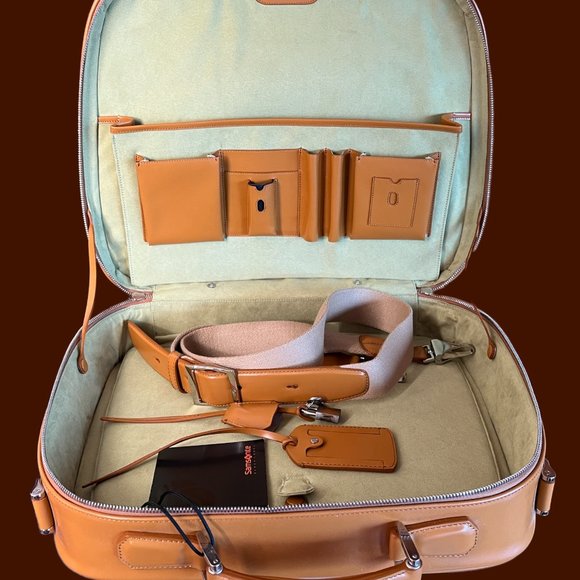 SAMSONITE BLACK LABEL BAYAMO LEATHER LAPTOP ATTACHE BAG NWT - Picture 8 of 10